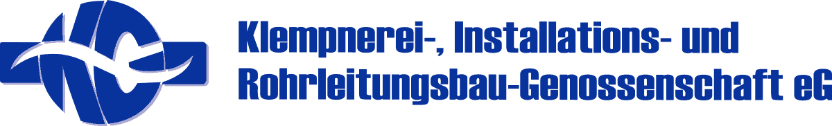 Logo mit Schriftzug - Klempnerei-Genossenschaft eG