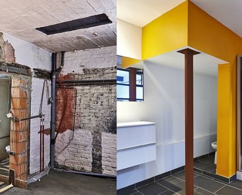 Altbausanierung - Altes Bad wird modern.